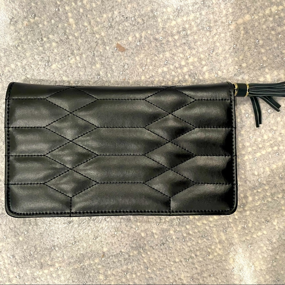 Moving Sale!  Black Wolf Caroline Jewelry Case- Leather and Suede Zip Around